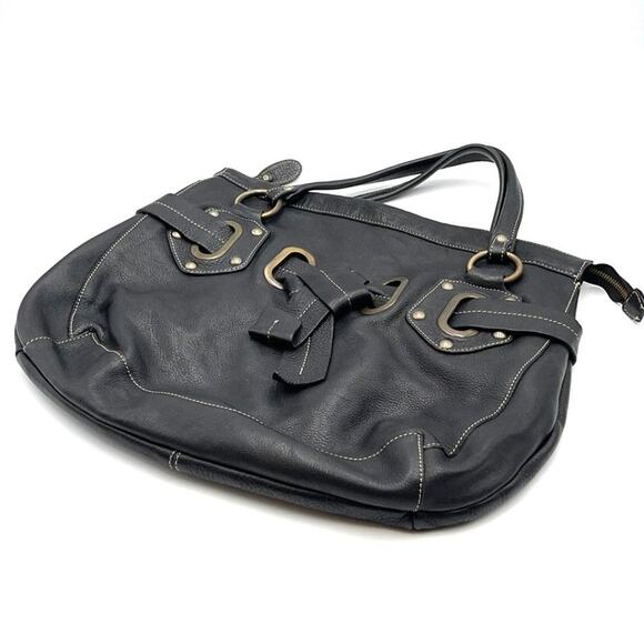 GAIL LABELLE Made in Italy black leather bag - Picture 9 of 9